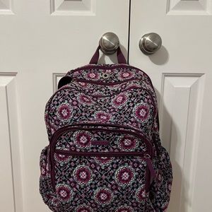 Vera Bradley Campus Backpack - Lilac Medallion